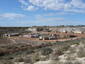 Big Bell equipment stored at the project site